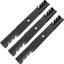 103-0301 Mower Mulching Blades for 60" Deck, Compatible with Ex-Mark Lazer Z AS XP XS Turf Ranger Bad Boy Toro, Replaces 103-2530 1-633483 1-613112 602771 96-319 30227-60, 3 Pack