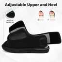Diabetic Shoes for Men Women, Extra Wide Slippers for Swollen Feet, Wide Toe Box Adjustable Walking Shoes for Elderly, Comfort Home Hospital Slip on Slippers for Indoor Outdoor, Foot pain Relief