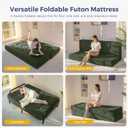 MAXYOYO Foldable Mattress, 8-Inch Tufted Futon Mattress with Handles, Full
