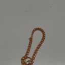 txprodogchains 18K Gold Chain Dog Collar 10MM Cuban Link Chain Stainless Steel Metal Links Walking Training Collar for Small Medium Large Dogs 10in to 24in, Rose Gold (10" (Neck Fits 6"-8"))