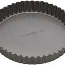 MasterClass Non-Stick Fluted Flan Tin/Quiche Pan with Loose Base, 20 cm (8")
