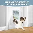 Uross Dog Door Replacement Flaps -5.9 FT x 7.9 in Ruff Weather DIY Cat Door Flap, Doggie Vinyl Plastic Door Flap for Dog House, Ideal Large Pet Door Replacement Flap