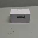 Hungdao 12 Pcs Christmas Tree Wood Beads Bow Ornaments Boho Christmas Tree Ornaments Farmhouse Wooden Beads Xmas Decor Natural Modern Xmas Decorative for Winter Party Decor(Burgundy) (Red)