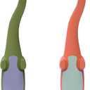 Dr. Brown's Toddler Toothbrush, Dinosaur, Green and Orange, 2-Pack