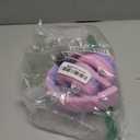 iClever BTH12 Kids Bluetooth Headphones,Colorful LED Lights,74/85dBA Safe Volume,85H Playtime,Bluetooth 5.2,Over Ear Headphones Builtin Mic for iPad/Tablet/Airplane,Blossom Pink