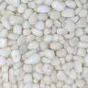 Midwest Hearth Decorative Polished White Pebbles 3/8" Gravel Size (10-lb Bag)