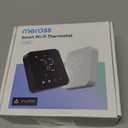 meross Smart Thermostat for Home, WiFi Thermostat Works with Matter, Alexa, Apple Home, Google Assistant, App & Voice Control, 7x24h Scheduling, Energy Saving, C-Wire Required (White)