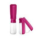 WePet Foldable Portable Dog Water Bottle Puppy Water Dispenser with Drinking Feeder, 19 OZ, High-Temperature Resistant Leak Proof for Pets Outdoor Walking, Hiking, Travel, Food Grade Plastic BPA Free