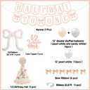 Half Birthday Decorations for Baby Girl  Bow Birthday Hat, Half Way to One Banner, Bow Balloons, 1/2 Cake Topper, 6 Months Party Supplies