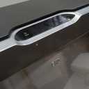 EKO Mirage-T 50 Liter / 13.2 Gallon Touchless Rectangular Motion Sensor Trash Can, Brushed Stainless Steel Finish
