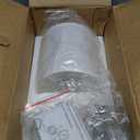 XiNBEi Lighting Wall Light 1 Light Wall Sconce with Drum Fabric Shade in Chrome, Modern Bathroom Vanity Light for Bathroom Bedroom & Living Room XB-W1214-1-CH