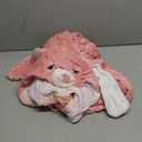 ABENCA Easter Bunny Onesie Pajamas for Unisex Adult Cartoon One Piece Animal Rabbit Halloween Christmas Cosplay Costume (Pink Bunny, Large)