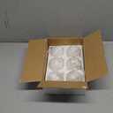 XmasExp Vintage Rustic Christmas Ball Ornaments Sets, Neutral Shatterproof Christmas Ornaments Farmhouse Christmas Tree Decorations Large Hanging Balls for Xmas Home Party (Silver White, 6Pcs)