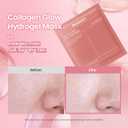 BIODANCE Bio-Collagen Real Deep Mask, Hydrating Overnight Hydrogel Face Mask, Pore Minimizing, Elasticity, Plumping, Travel Essentials & Self Care Gifts for Women, Korean Skin Care | 1.19oz(34g) x 4ea