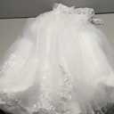 BIBIHOU Girls' Dresses Backless Flower Girls Wedding Bridesmaid Formal Beach Long Dress Flower Girl Dresses White, 8 Years