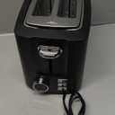 Toaster 2 Slice Wide Slot Toaster Best Rated Prime Displav Smart Toasters with LCD Digital Countdown Timer and Bagel/Defrost/Cancel/Reheat Function (Black)