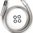 38" Commercial Sink Faucet Sprayer Hose,Stainless Steel Flexible Hose for Commercial Kitchen Sink Faucets,No Deformation Pre-rinse Sprayer H ose