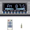 Single din Car Stereo with Bluetooth/car Radio Bluetooth for car Hands Free Calling, Single din Radio/Radio para carro USB,SD Card Port,AUX, MP3 car Audio with Fast Charging