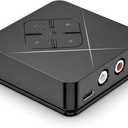 2026 Bluetooth 6.0 Receiver for Home Stereo with 3.5mm/RCA, Bluetooth Adapter for Stereo Receiver, Amplifier, Speaker, HiFi (Black)