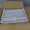 Clear Storage Bins with Lids 3 Packs - 24Qt Stackable Storage Bins, Acrylic Organizers, Plastic Multifunctional Folding Storage Bins, Plastic Stackable Storage Box for Bedroom, Living Room