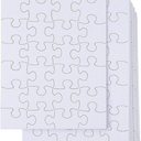 Juvale 48 Sheets Blank Puzzles to Draw On Bulk – 6x8 inch Make Your Own Jigsaw Puzzle for Kids Crafts Projects (28 Pieces Each)