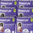 Freestyle BambooTek Diapers  (Size 3) Hyper Absorbent & Non-Toxic  Disposable Diapers for Sensitive Skin  Ultra Soft Diapers (16-28 lbs)  168 Count