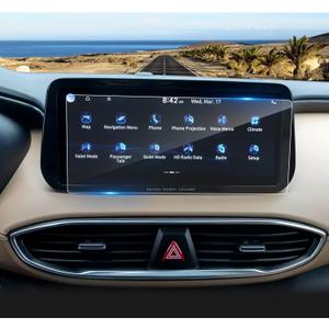 2021 2022 2023 Santa Fe Screen Protector for Hyundai Santa Fe (SEL/XRT/Limited/Calligraphy) 10.25-inch Touch Screen, 9H HardnessTempered Glass 2022 2023 Santa Fe Hybrid Accessories 10.25"