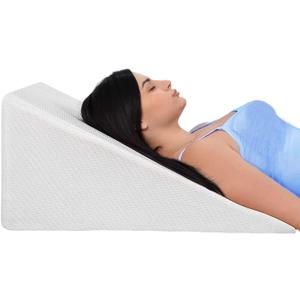 Ebung Body Positioner - Premium Memory Foam Wedge Pillow for Sleeping, Sitting, Snoring, Heartburn Relief, Pregnancy, TV, Reading, Backrest, Leg Rest (Large: 12")