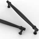 Asidrama 7 Pack 7.5 Inch(192mm) Matte Black Kitchen Cabinet Handles, Cabinet Pulls Kitchen Cabinet Hardware for Cupboard Drawer Pulls
