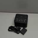 Big Red Rooster Sound Machine - 6 Sleep Sounds - Portable White Noise Machine for Office Privacy & Adult Sleeping - Compact Travel or Home - Dual Power Options - Black