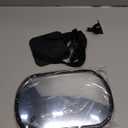 Baby Car Mirror, Safety Car Seat Mirror for Rear Facing Infant, Clear Wide View, 360Rotation, Easily Observe the Baby Move, Secure, Shatterproof, Crash Tested and Certified (Black)