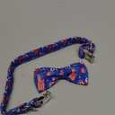 Lionet Paws Patriotic Dog Collar with Bowtie, 4th of July, Soft and Comfortable Adjustable American Flag Bowtie Collar for Dogs Male Female Gift, Small, Neck 10-16 inches (USA)