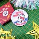 4 x 2025 Christmas Ornament  I Need a Huge Glass of Wine Funny Holiday Ornament, Wine Lover Xmas Gift