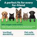 FurHaven Orthopedic Dog Bed for Medium Dogs, L-Shaped Chaise Mattress with Orthopedic Egg Crate & a Solid Orthopedic Foam Base for Joint Support, Washable Cover, Medium, Faux Fur & Suede, Stone Gray