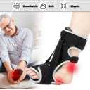 Plantar Fasciitis Night Splint: 2025 Adjustable Upgraded Planters Facetious Relief Brace Plantar Fasciitis Relief Achilles Tendonitis Night Splint for Plantar Fasciitis(blue-A)