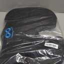 Everlasting Comfort Doctor Recommended Memory Foam Seat Cushion for Office Chairs & Car - Ergonomic Office Desk Accessories - Cushions for Tailbone Pain Relief, Sciatica & Back Support Pillow (Large, 01. Black)