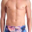ARENA Men's Mens Water Prints Allover Boxer Beach Shorts Pool Water Sports Swimming (Calypso Coral/Multi) Size M