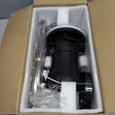 Surtime Ceiling Fans with Lights-36 Low Profile Ceiling Fan with Light and Remote/APP Control,Flush Mount,DC Reversible,LED Dimmable Modern Ceiling Fans for Bedroom,Indoor/Outdoor Patio Use(Brown)