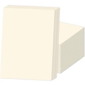 Ivory Cardstock 8.5 x 11, Cream Cardstock 80lb 100 Sheets, GIGYES Card Stock Printer Paper, Certificate, Wedding Invitations, Menus, Poster, DIY Card