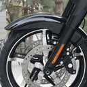 Front Fender 19" Wheels Wrap Mudguard Fit for Harley Touring Road King FLHR Electra Glide FLHT Street Glide FLHX CVO Road Glide 2014-2023 Gloss Black