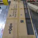 Queen Size Bed Frame with Upholstered Velvet Headboard, Platform Bedframe Mattress Foundation No Box Spring Needed, Button Tufting Design, Strong Wooden Slat, Black