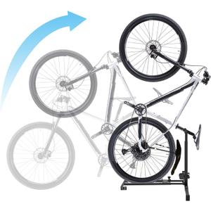 Foozet Bike Stand,Vertical Bike Rack Garage,Space-Saving Rack with Adjustable for Garage & Apartment, Bike Storage for Indoor Storage (1 pack)