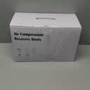 Air Compression Leg Massager, Professional Sequential Foot & Full Leg Massager for Circulation and Pain Relief, Fast Recovery Compression Boots for Athletes, Gifts for Men Women (Black)