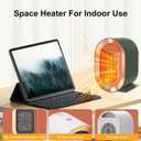 Indoor Electric Portable Space Heater, 1200W Personal Desk Heater, Fast Quiet Heating Ceramic for Small Room,Bedroom and Office Use (Pink)