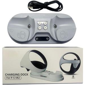 2023 Magnetic Charging Base Dual Charging Dock Station for PS5 PS VR2 Controllers Console Accessories