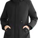 Orolay CHIIONE Winter Coat for Women Thicken Fleece Lined Parka Waterproof Long Warm Puffer Jacket Hooded with Pockets (X-Large, Black)