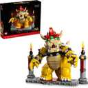 LEGO Super Mario The Mighty Bowser 71411, King of Koopas 3D Model Building Kit, Collectible Posable Character Figure with Battle Platform, Memorabilia Gift Idea for Adults and Fans of Super Mario Bros