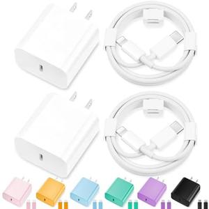 iPhone Charger Fast Charging,[Apple MFi Certified] 1 6FT USB C to Lightning Cable Compatible for iPhone 14/13/12/11 Pro Max/Xs Max/XR/X,iPad（White）