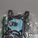 PoyPet No Pull Dog Harness with 4 Snap Buckles, Reflective with Front & Back 2 Leash Hooks and an Easy Control Handle [NO Need Go Over Dogs Head](Mint Blue,M)