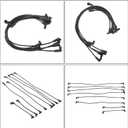 Spark Plug Wire Set Replacement for Mercruiser V6 Marine GM 4.3L 813720A11 3888325 503750
